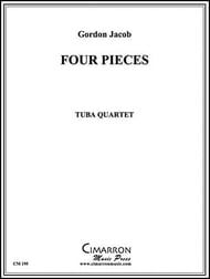 FOUR PIECES FOR TUBA QUARTET 2 Euphonium 2 Tuba P.O.D. cover Thumbnail